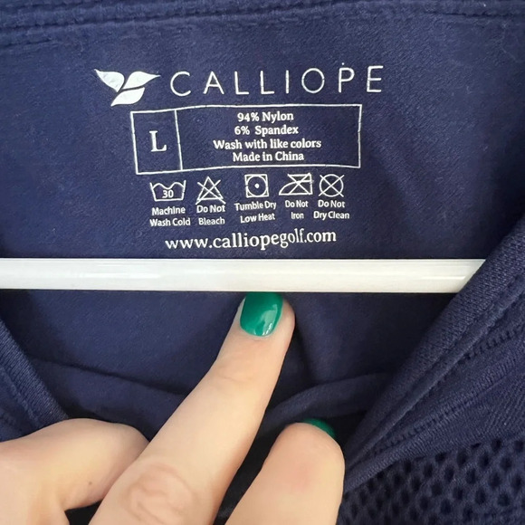 Calliope Golf Coeur Long Sleeve Compression Top L - Picture 4 of 4